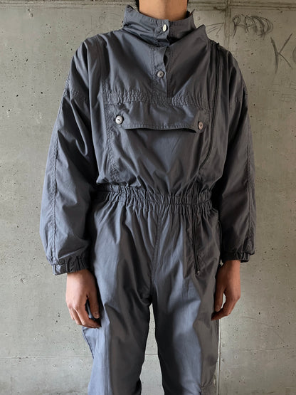 1980's gray jumpsuit