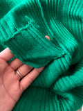 80s acrylic green top