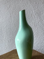 vintage ceramic vase minty green