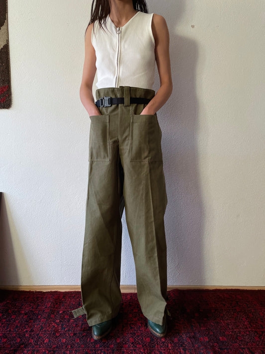 dead stock 40s french motorcycle trouser