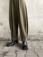 80's dynamic pleated trouser