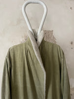 80s  Shawl collar cotton coat