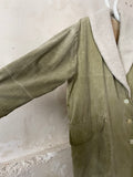 80s  Shawl collar cotton coat