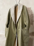 80s  Shawl collar cotton coat