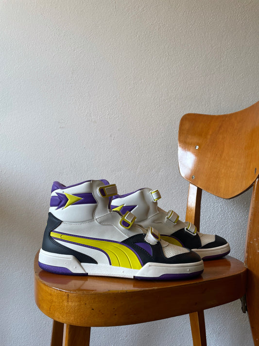 Unknown vintage PUMA leather Hi. ITALY, Dead stock! sz 25-26cm