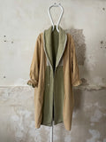 80s  Shawl collar cotton coat