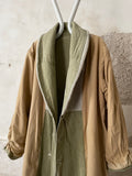 80s  Shawl collar cotton coat