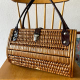 vintage basket bag