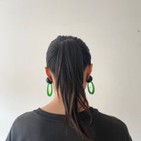 pop green earrings