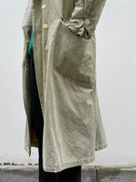 80s  Shawl collar cotton coat