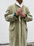 80s  Shawl collar cotton coat