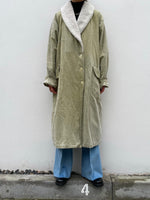 80s  Shawl collar cotton coat