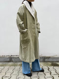 80s  Shawl collar cotton coat