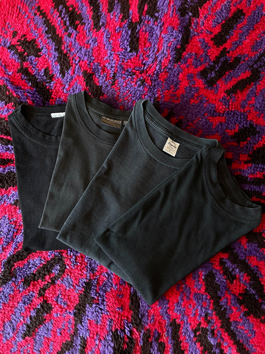 Old Black tee's 4p set. for woman