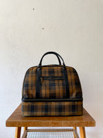 vintage 2 layer big travel bag