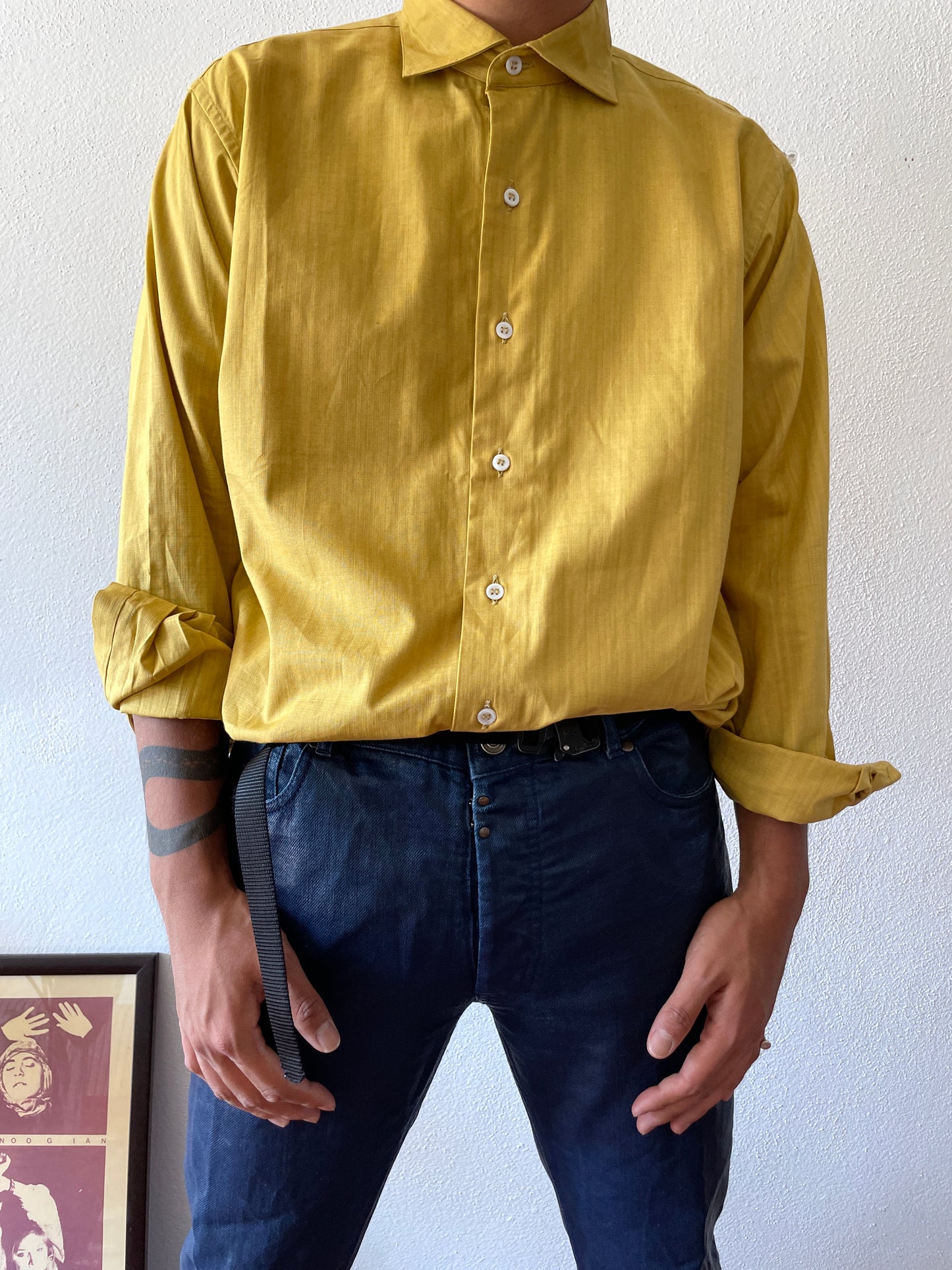 60s Cotton shirt / Dead stock