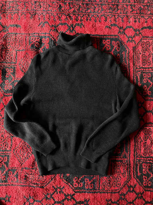 Black wool jumper
