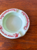 Vintage Milk Glass ashtray. Champigneulles