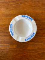 Vintage Milk Glass ashtray. Baudour