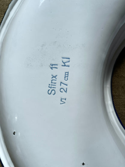 Czechoslovakia military enamel medical tray 3pc - A