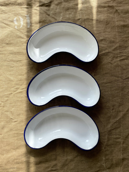 Czechoslovakia military enamel medical tray 3pc - B