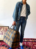 vintage 2 layer big travel bag
