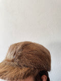 real fur cap from the 1960's praha