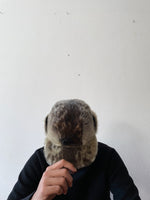 vintage AZARASHI fur winter cap