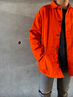 deep orange work jkt from the 1980's east germany.