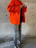 deep orange work jkt from the 1980's east germany.