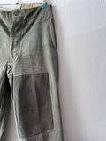 1920s-30s French work cotton pique trouser.