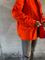 deep orange work jkt from the 1980's east germany.