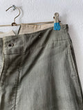 1920s-30s French work cotton pique trouser.