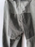 1920s-30s French work cotton pique trouser.