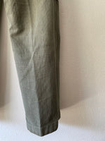 1920s-30s French work cotton pique trouser.