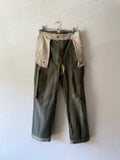 1920s-30s French work cotton pique trouser.