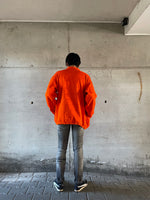 deep orange work jkt from the 1980's east germany.