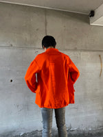 deep orange work jkt from the 1980's east germany.