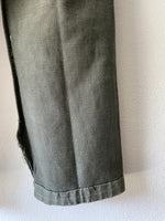 1920s-30s French work cotton pique trouser.