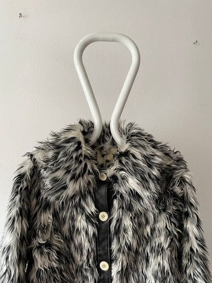 70's Italy long hair shaggy coat