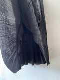 black tiered skirt