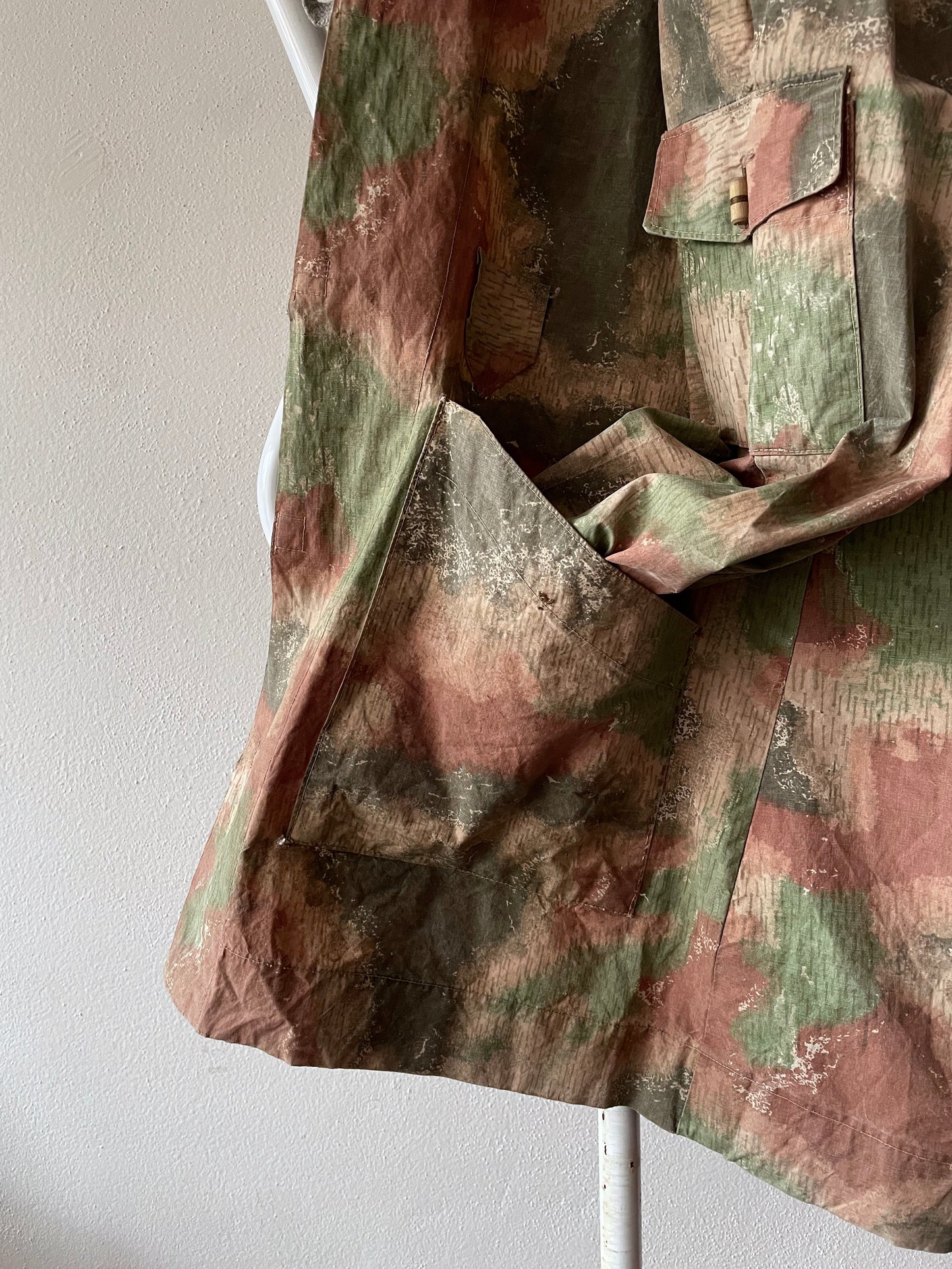 Vintage Czechoslovakia camouflage jacket.