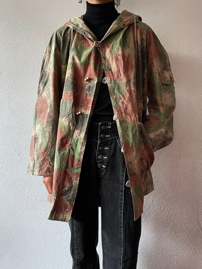 Vintage Czechoslovakia camouflage jacket.