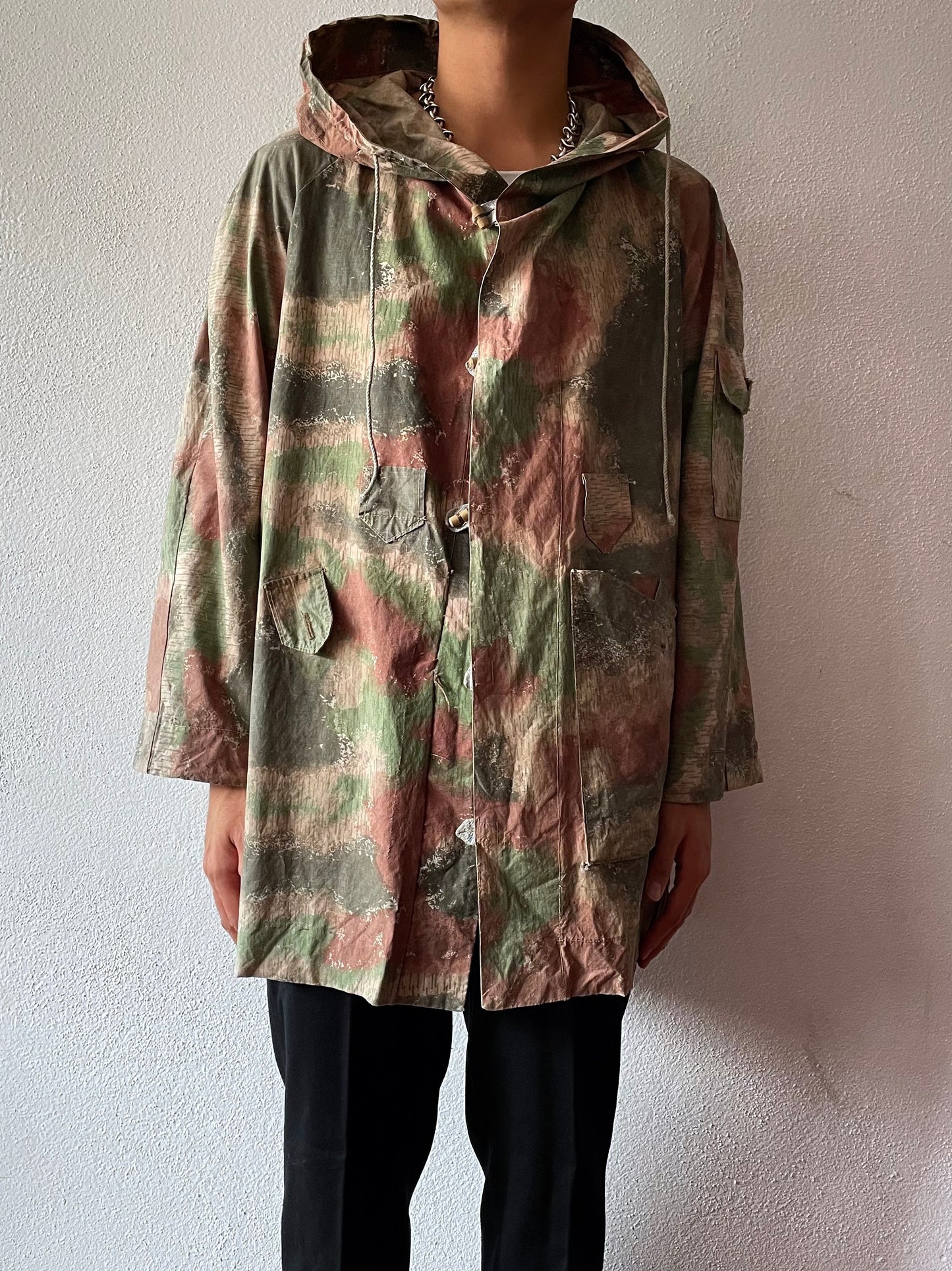 Vintage Czechoslovakia camouflage jacket.