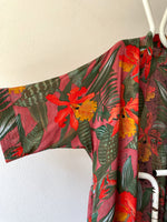 vintage tropical haori