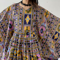 Special. South African dress, Java print fabric