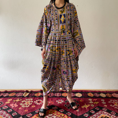 Special. South African dress, Java print fabric