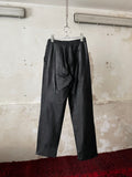 80s lamb leather 2tuck trouser