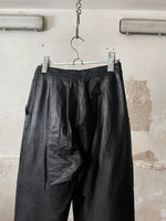 80s lamb leather 2tuck trouser