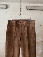 70s Leather suède trouser